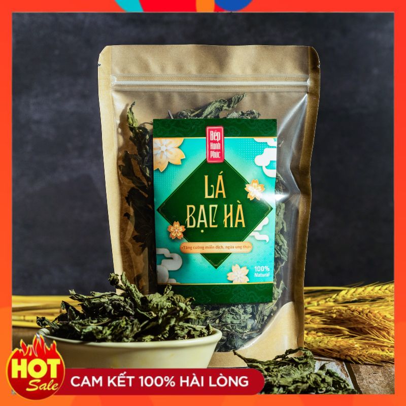 Lá bạc hà sấy khô ❤️freeship❤️ trà lá bạc hà sấy lạnh