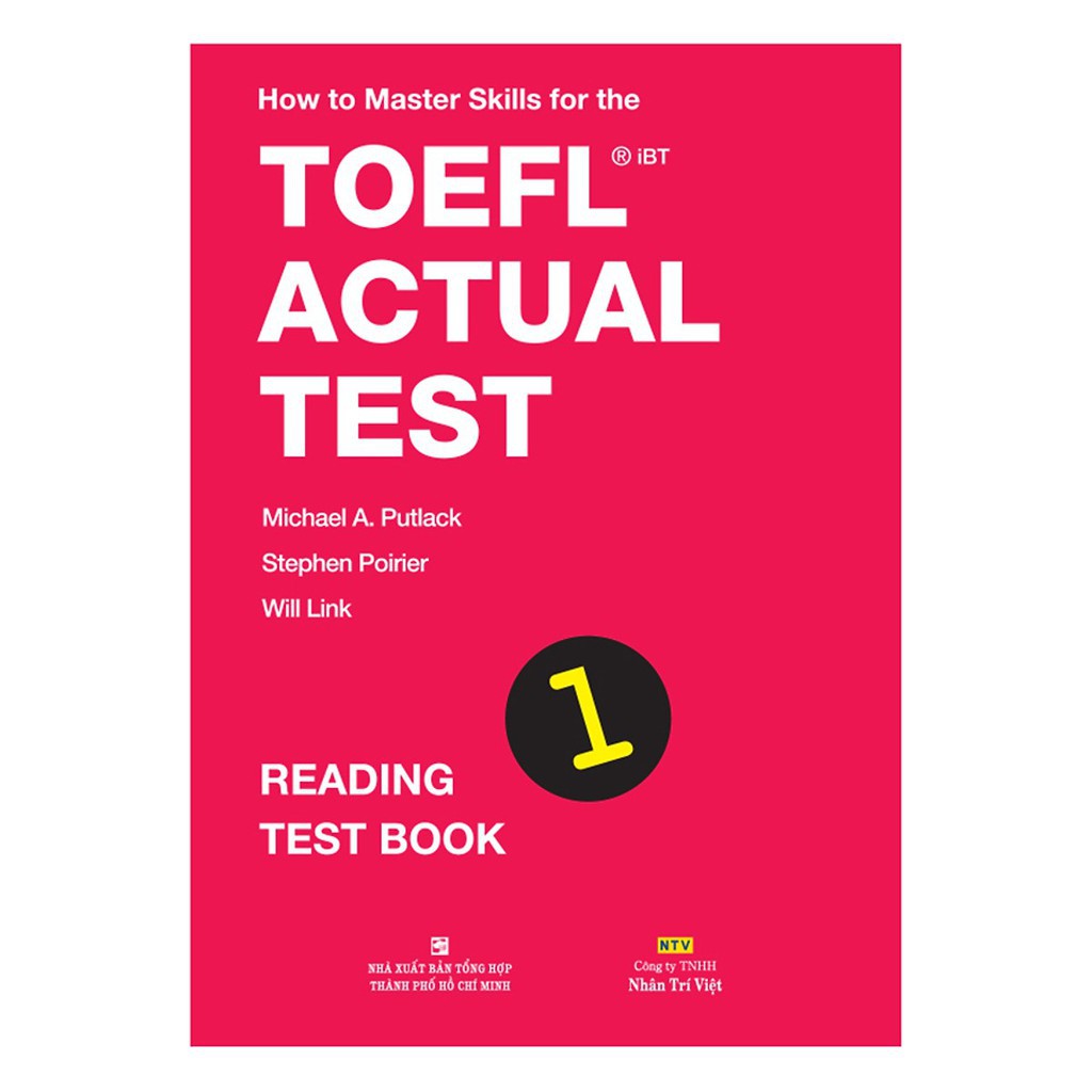 NS Minh Tâm - Sách - How To Master Skills For The TOEFL iBT Actual Test: Reading Test Book 1