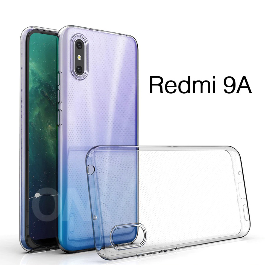 Ốp lưng silicon cho Xiaomi Redmi 9A dẻo trong suốt bảo vệ máy