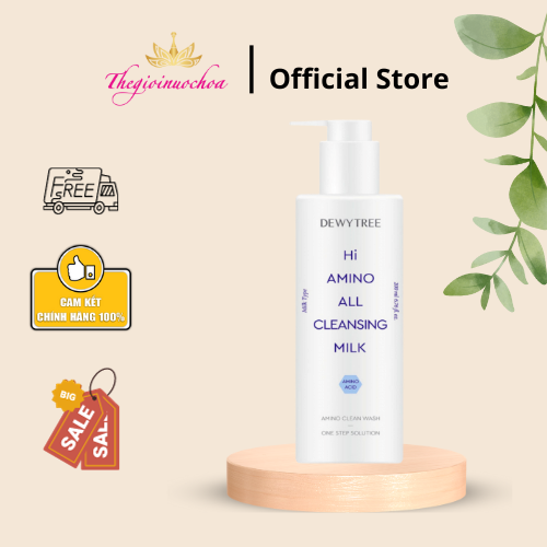 Sữa tẩy trang dewytree hi amino all cleansing milk
