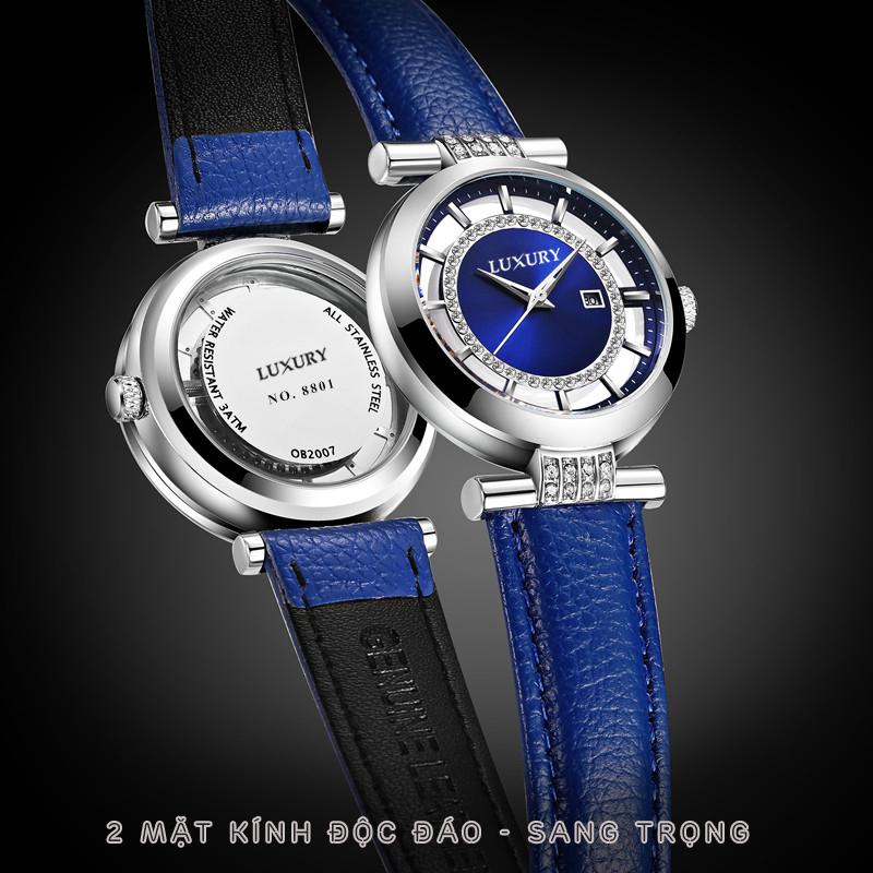 Đồng hồ Nữ LUXURY NACHI - Dây Da Cao Cấp - Hàng nhập Từ Pháp