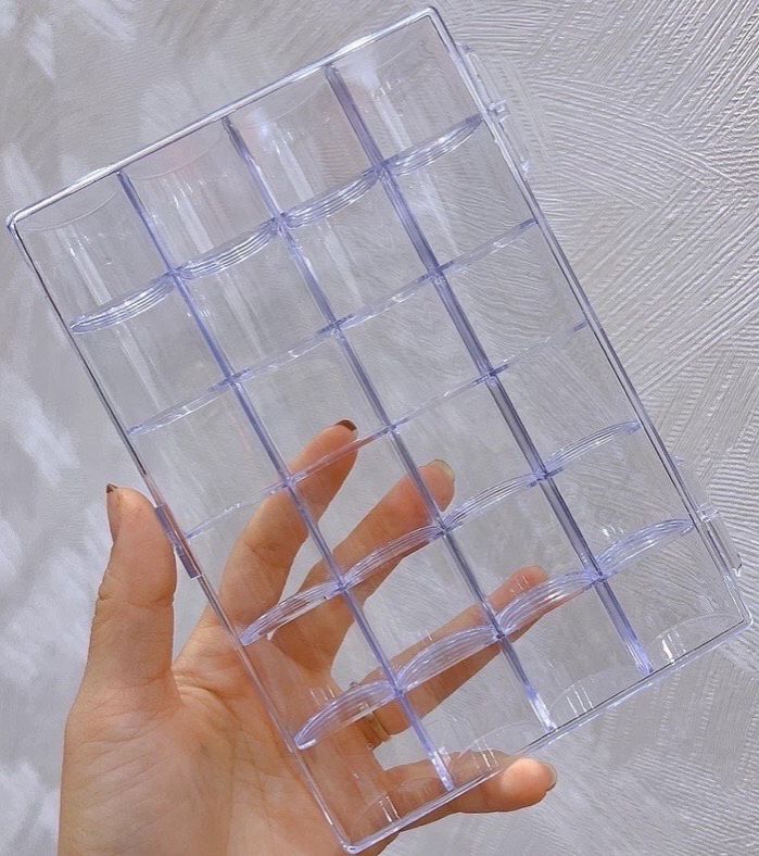 Khay Meka đựng hoa nail, đựng charm, đựng đá, phụ kiện chuyên dụng nail.