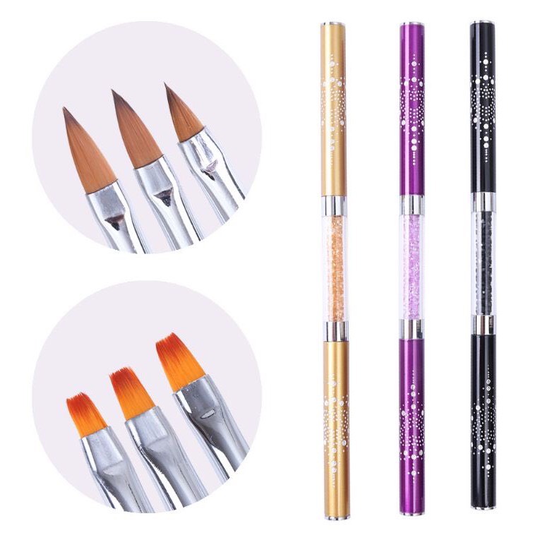 Cọ đắp hoa - cọ bản 2 đầu 2in1