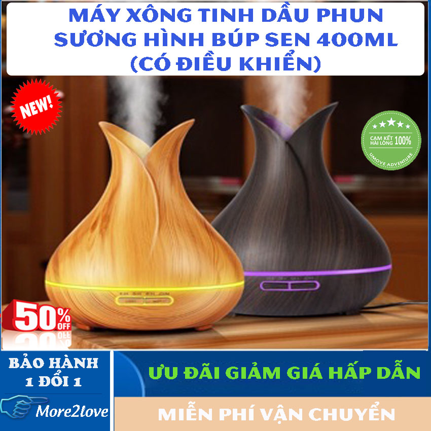 MÁY XÔNG Tinh Dầu Chanh Sả Phun Sương -  MUA MÁY Tạo Độ Ẩm Không Khí Trong Nhà, Máy Khuyếch Tán Tinh Dầu Vân Gỗ Phiên Bản Mới, Không Có Bức Xạ An Toàn Tuyệt Đối - Máy Xông Tinh Dầu Vân Gỗ
