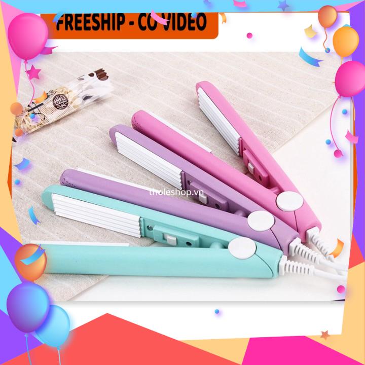 Máy tạo kiểu tóc 👉 sale 49% 👈 máy làm tóc 3in1 mini tại nhà có thể bấm tóc, duỗi tóc, uốn tóc 9231