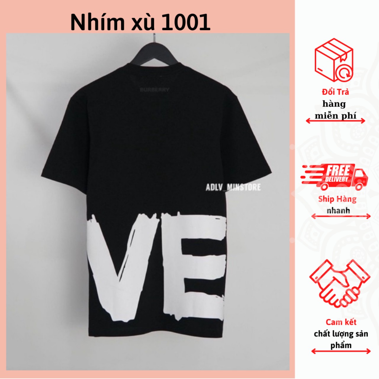 Áo thun cặp đôi love unisex, áo thun nam nữ chất cotton ulzzang hàn quốc
