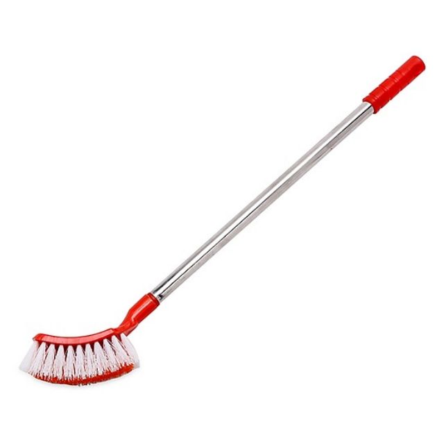 : Bàn chải Cọ Chà toilet cán inox dài