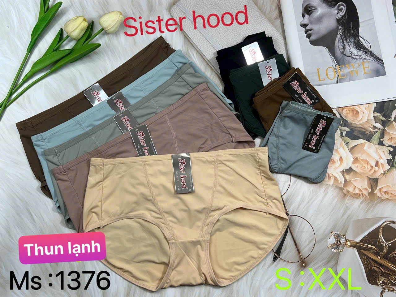 Quần Lót Nữ bigsezi Cạp Cao ôm Bụng Thun Lạnh Cao Cấp Thiên Phát Size 60kg-70kg quần lót,quần bikini,quần,quần nữ 1376
