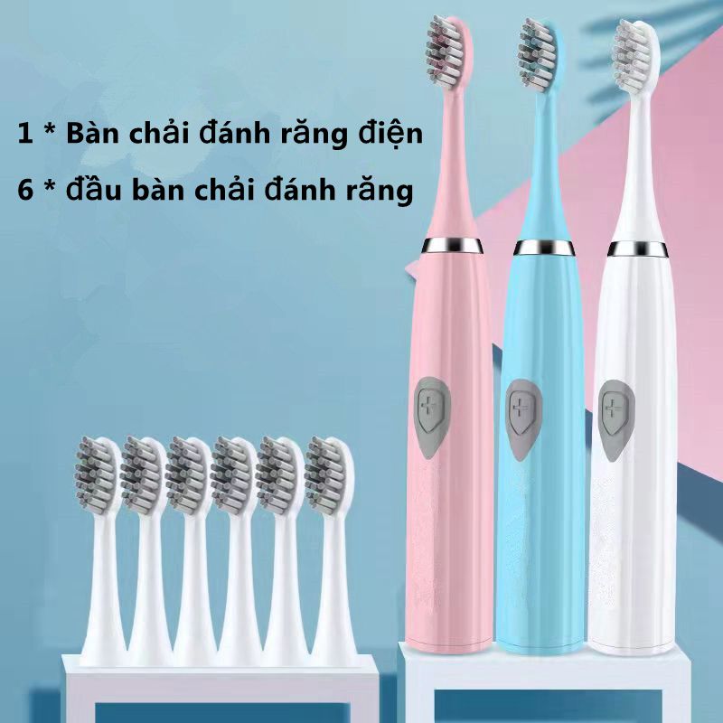 [HCM]Bàn chải đánh răng điện tự động Đánh răng, đánh bóng, làm trắng và chăm sóc răng toàn diện 2 phút sạch sẽ