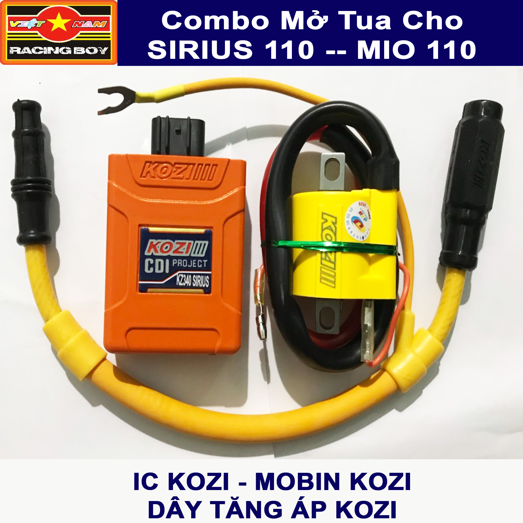 Combo ic mở tua cho Sirius 110, Mio 110 Xăng cơ - KOZI Malaysia