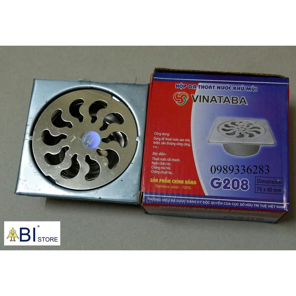Gas thoát sàn ngăn mùi Vinataba giá rẻ D90