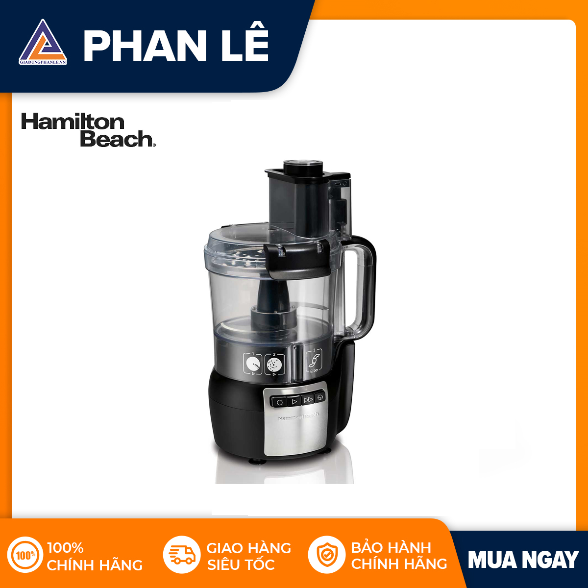 Máy xay thực phẩm hamilton beach 70720g-sau