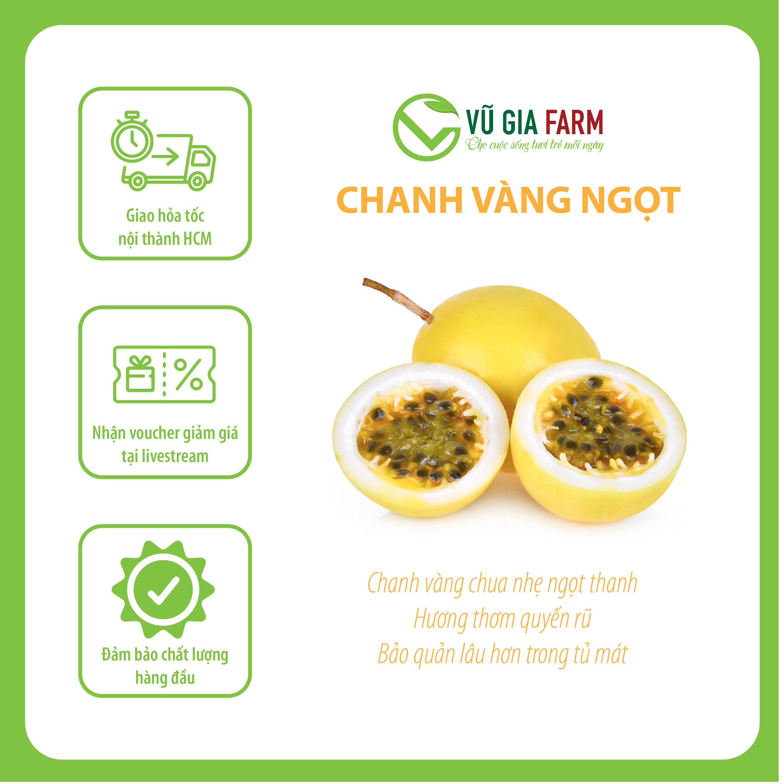 Chanh Dây Vàng Mật Ong - ngon ngọt hương thơm mật ong