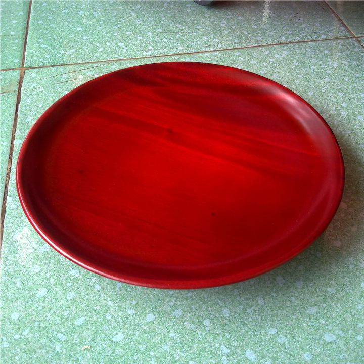 [HCM]Đĩa Gỗ - Dĩa Gỗ - Có nhiều kích thước Màu nâu đỏ nâu đen đậm