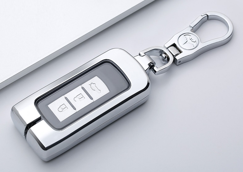 Ốp chìa khóa inox mitsubishi xpander, outlander