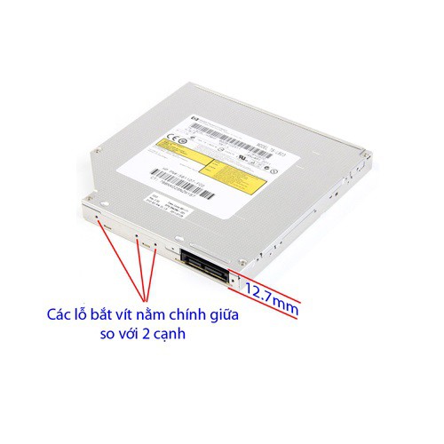 Ổ đĩa dvd 12.7mm dùng cho laptop - Ổ đĩa quang DVDRW laptop hàng zin tháo máy đọc ghi tốt