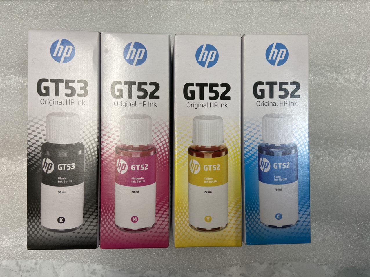[HCM]Combo 4 hộp mực in phun Hp GT52/53 -  hàng chính hãng - dùng cho máy in HP GT 5800/5810/5820  HP Ink Tank 300/400/500
