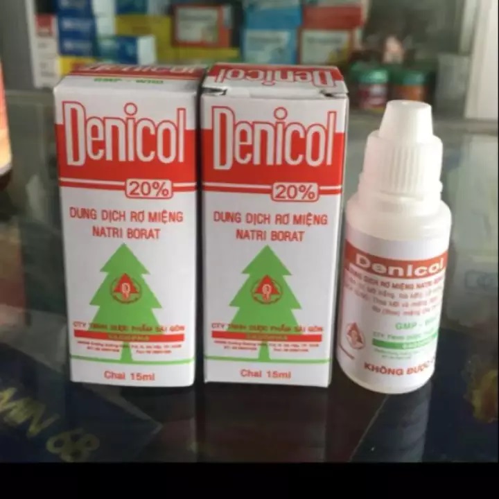 Lịch sử giá Denic0l 20% 15ml. dung dịch rơ miệng. cập nhật 6/2024 ...