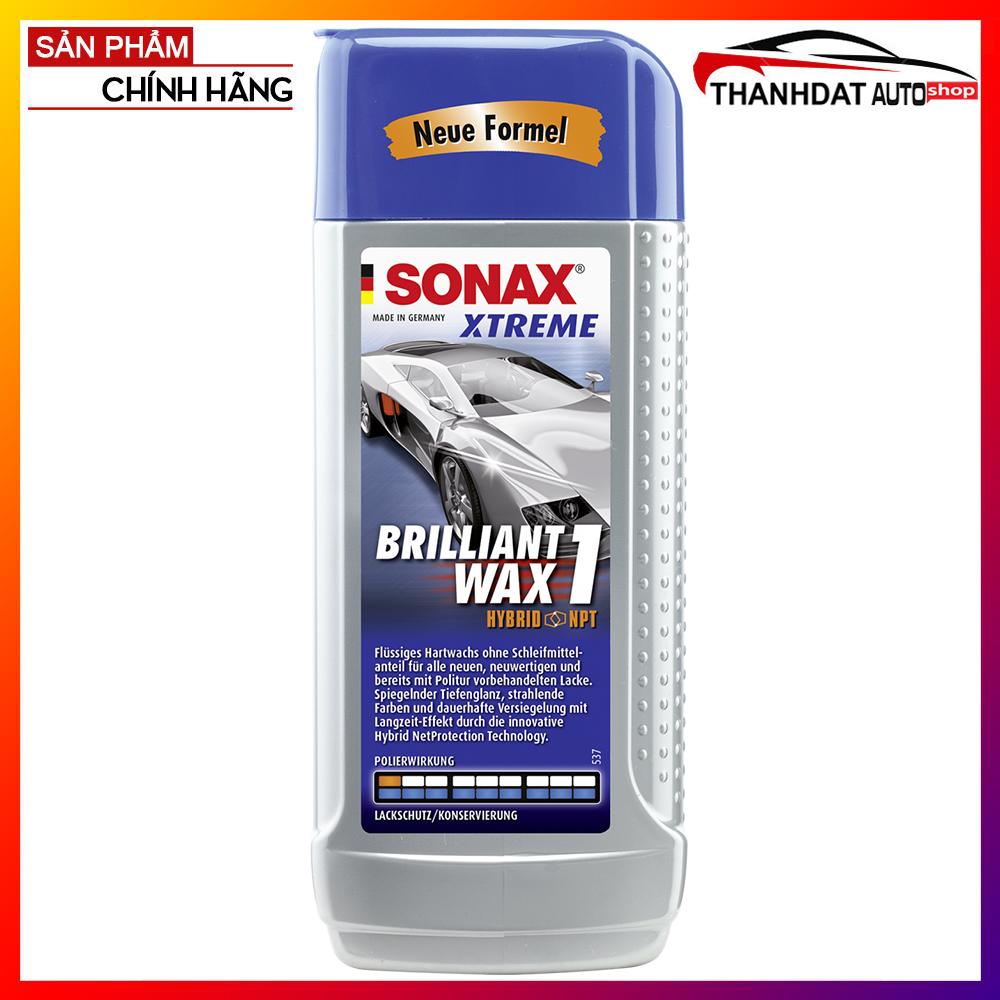 Sáp đánh bóng bảo vệ sơn sonax xtreme brilliant wax 1 hybrid npt250ml