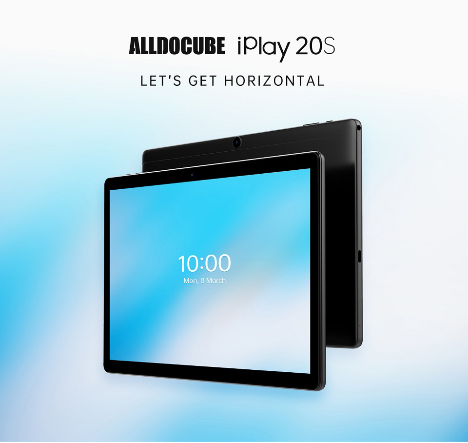 【Hàng mới về】 Máy tính bảng Alldocube iPlay20S 10.1 inch IPS 1920x1200 Unisoc SC9863A RAM