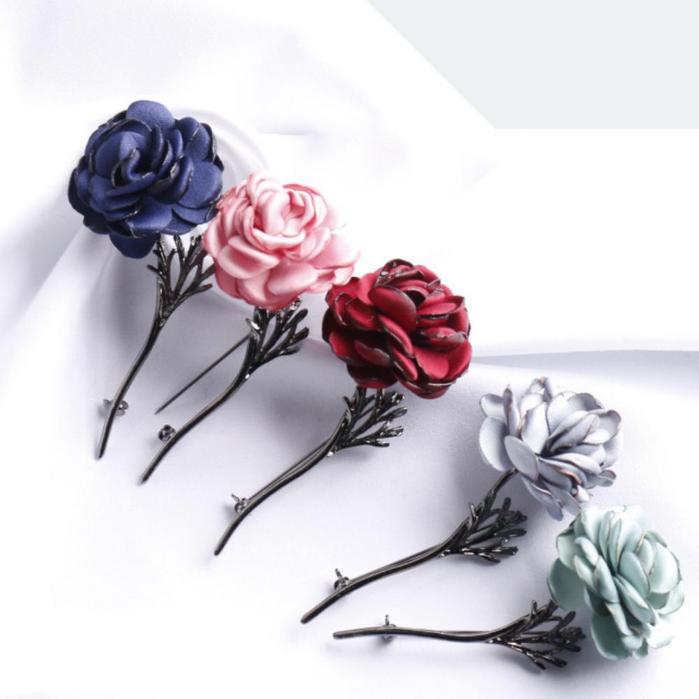 Trâm Ghim cài áo Vest Nam Brooch Pin thời trang hình cành lá bông hoa -  MixASale