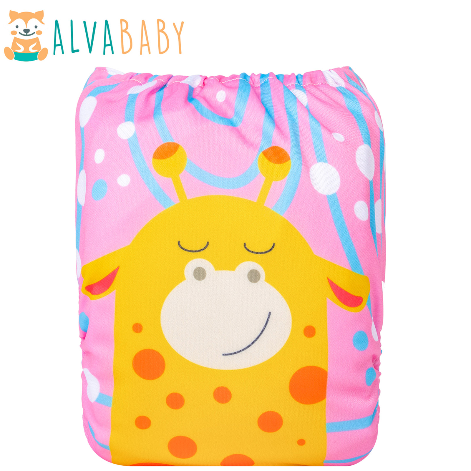 Alvababy tái sử dụng vải tã có thể giặt bé vải tã có thể điều chỉnh tã vỏ