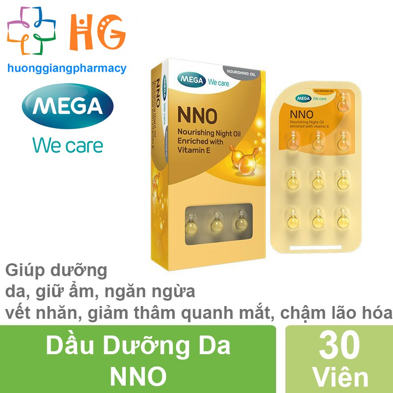 Viên khóa ẩm NNO cung cấp Vitamin E và dầu Jojoba