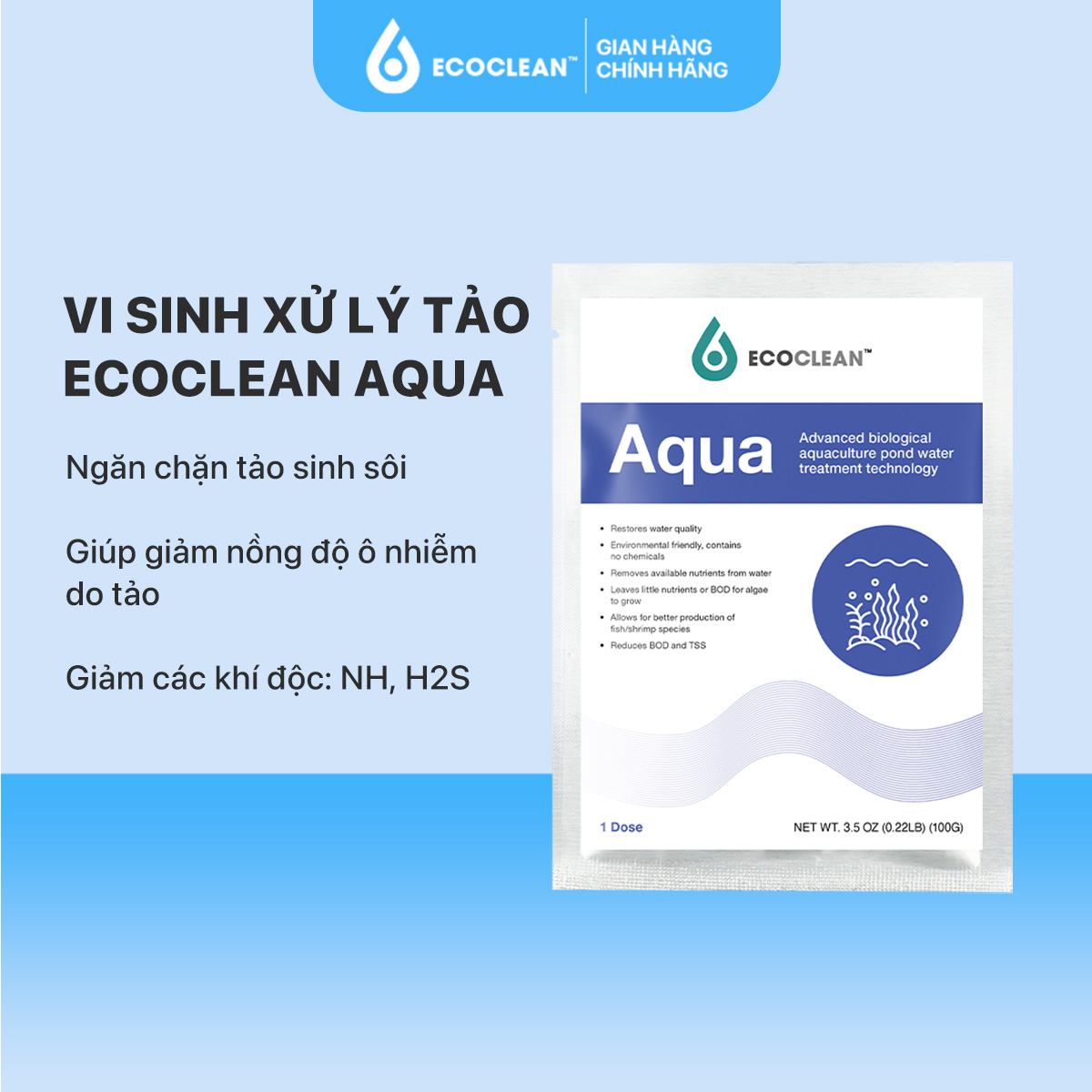 Vi Sinh Làm Sạch Hồ Thuỷ Sinh Và Xử Lý Tảo - EcoClean Aqua