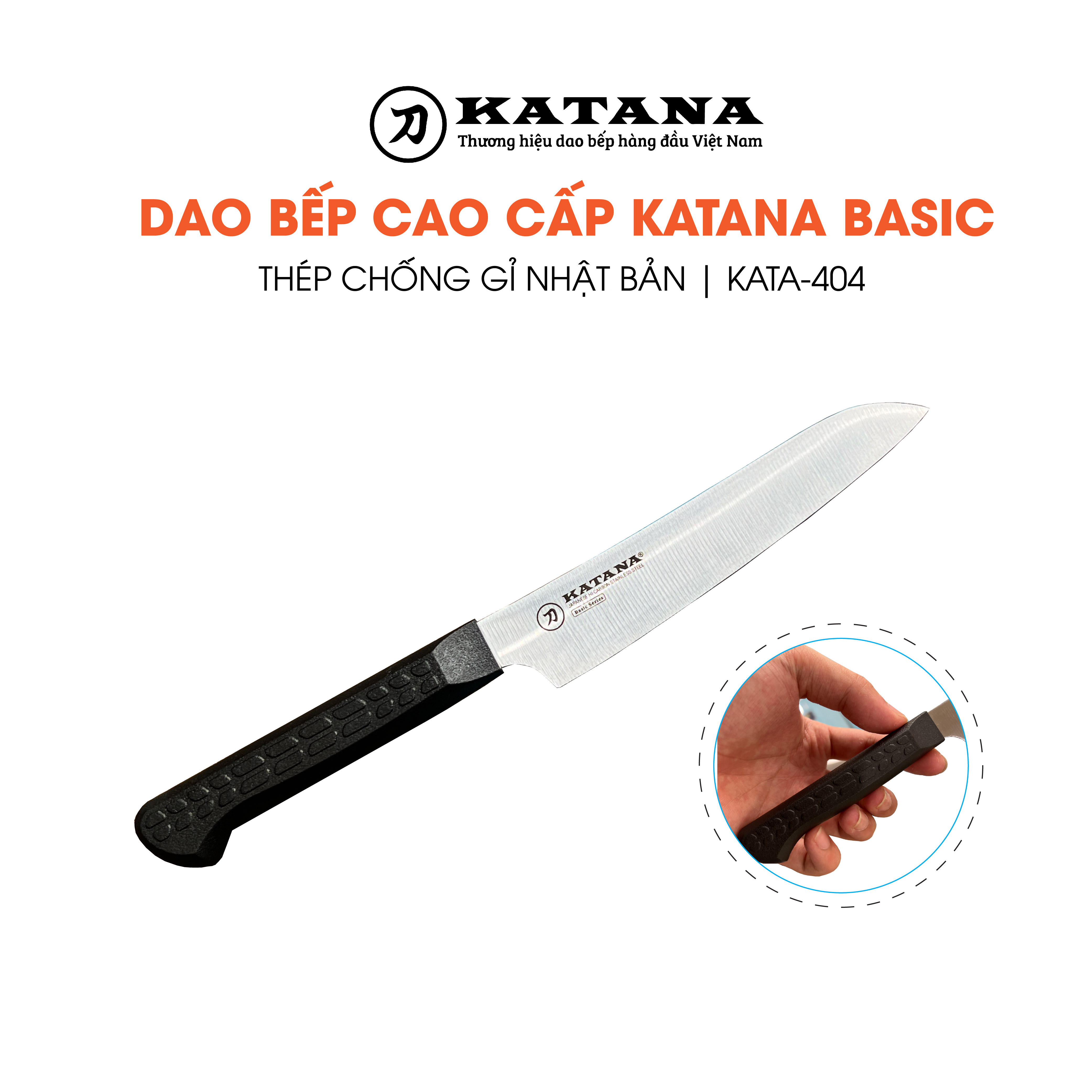 Dao bếp cao cấp katana basic petty - dao gọt hoa quả kata404