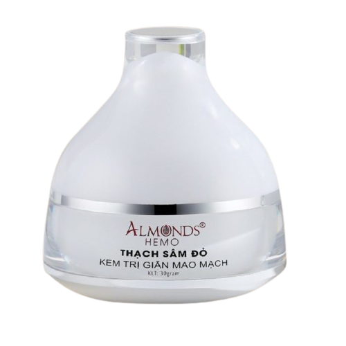 Kem giãn mao mạch thạch sâm đỏ- hemo almonds 30g