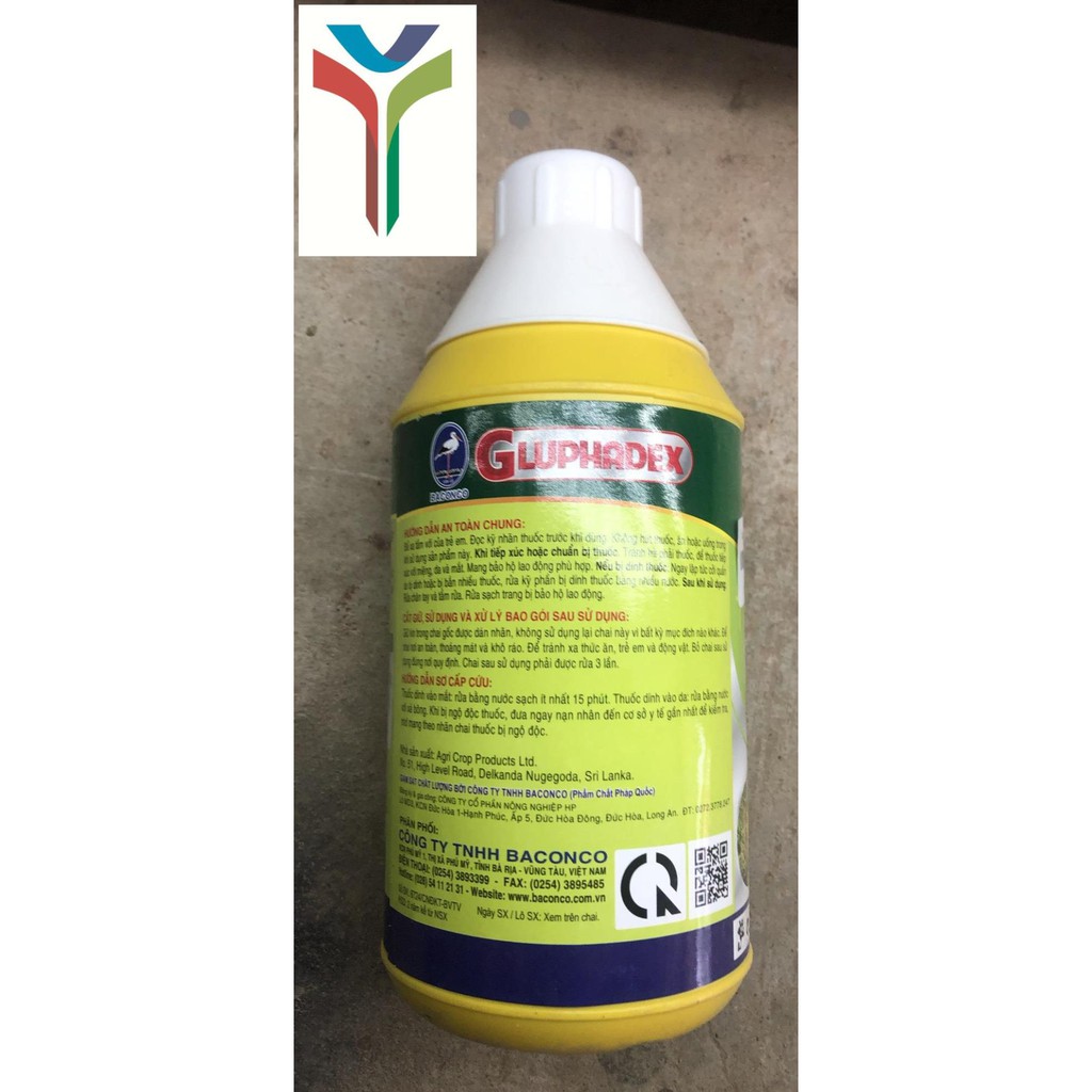 Trừ cỏ sinh học gluphadex 1l