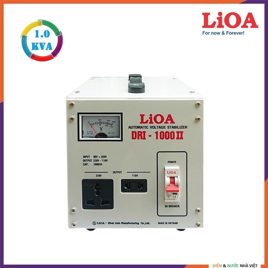 Ổn áp lioa dri-1000 ii công suất 1.0kva điện áp vào 90v - 250v
