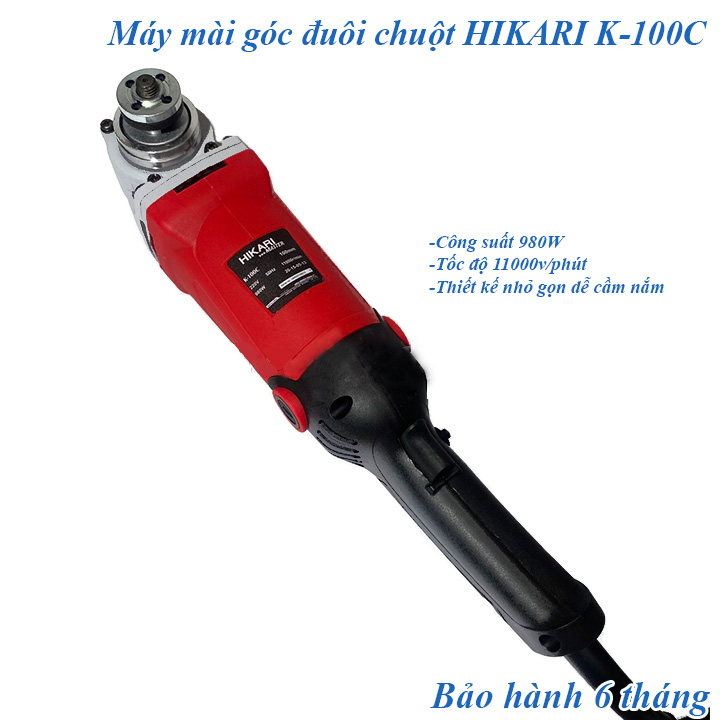 MÁY CẮT CẦM TAY HIKARI 980W  TẶNG KÈM LƯỠI CẮT SẮT - MÁY MÀI TAY CẦM DÀI - MÁY CẮT GẠCH -MÁY CẮT SẮT- MÁY CẮT GỖ