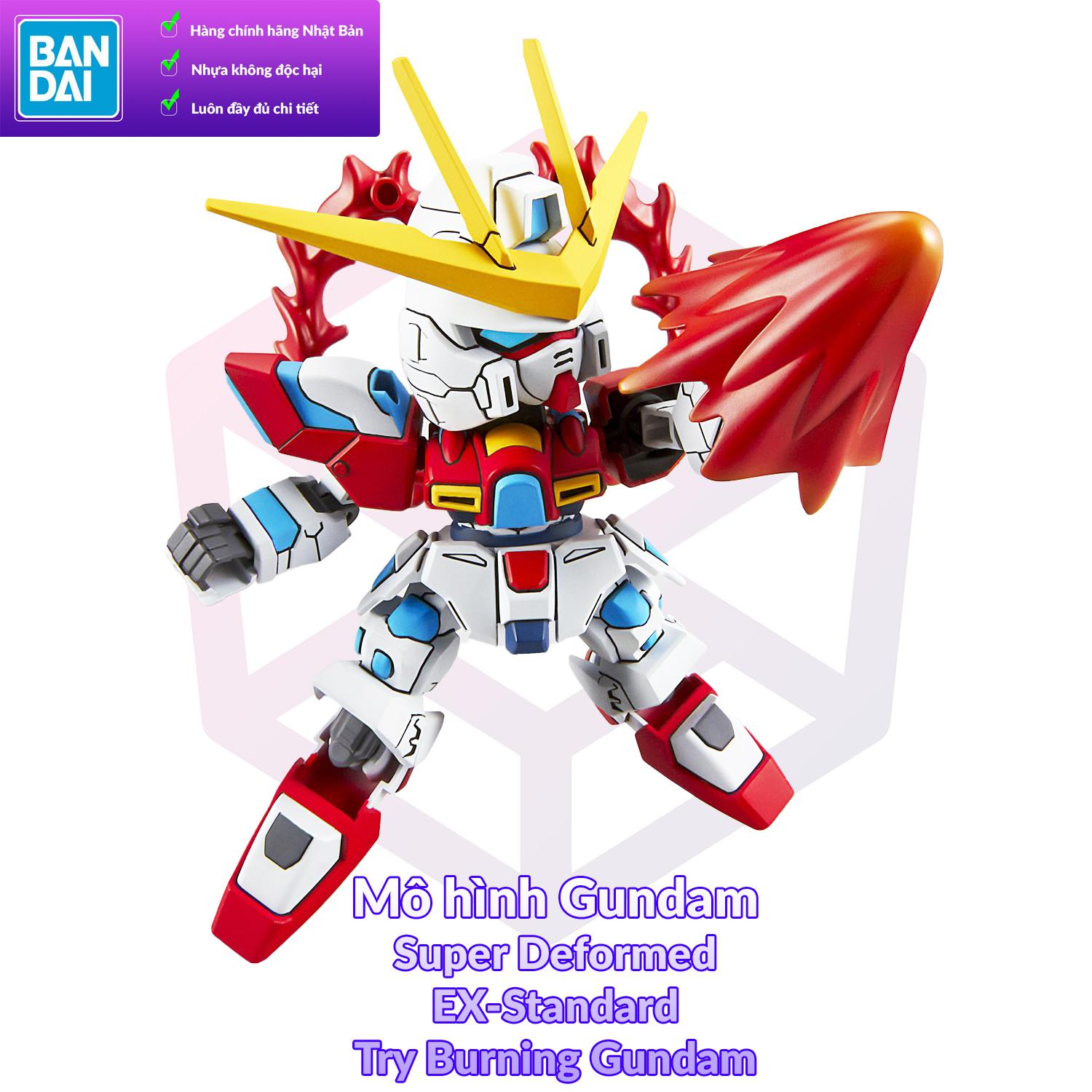 Mô hình lắp ráp Bandai SD EX-standard 11 Try Burning.Gundam