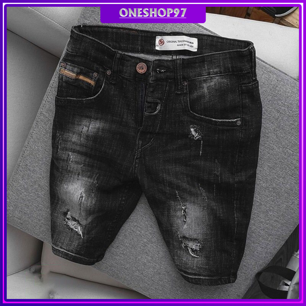 Quần short nam , quần short jean nam hàn quốc thời trang oneshop97 qs40