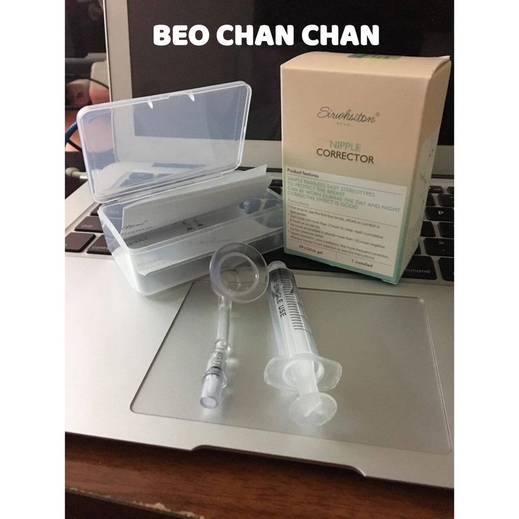Bộ dụng cụ chữa đầu ti bị thụt- hút đầu núm ti - hỗ trợ kéo đầu ti thụt