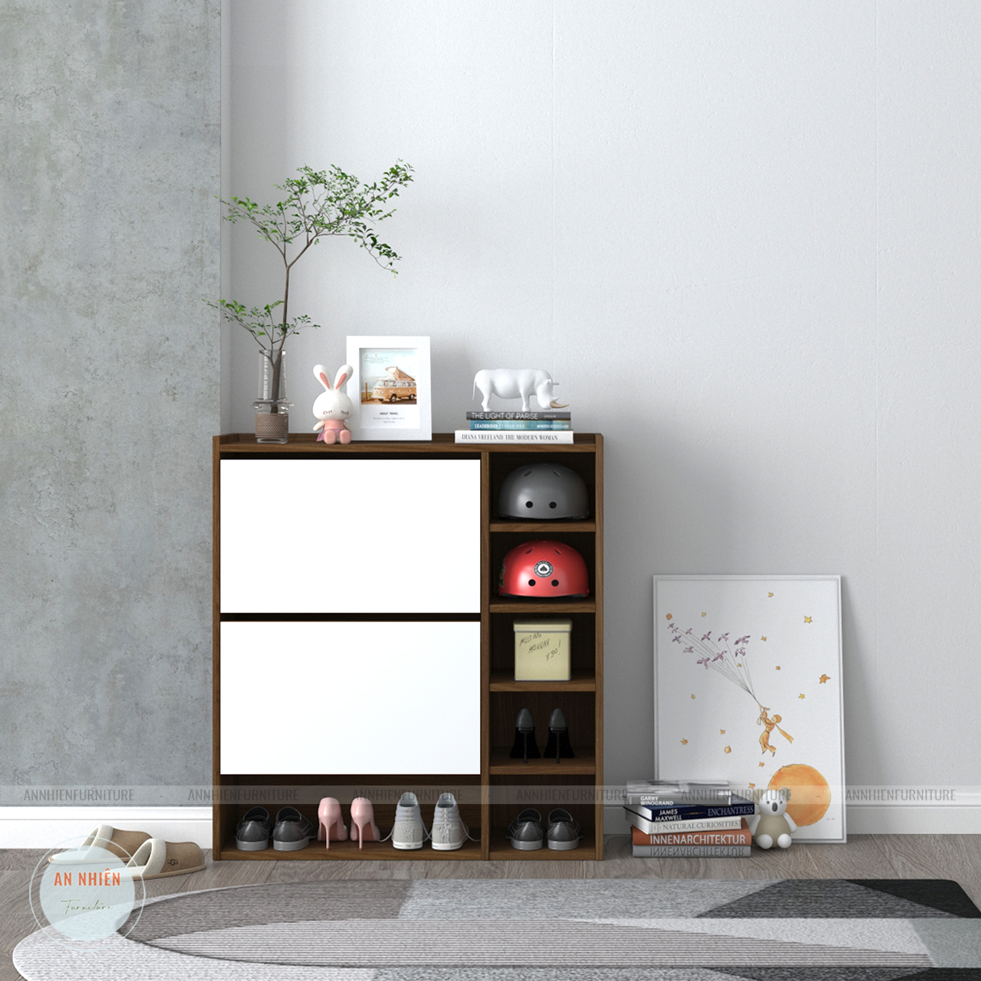 Tủ giày dép thông minh đa năng - Tủ giày đựng cả thế giới - Shoe cabinet