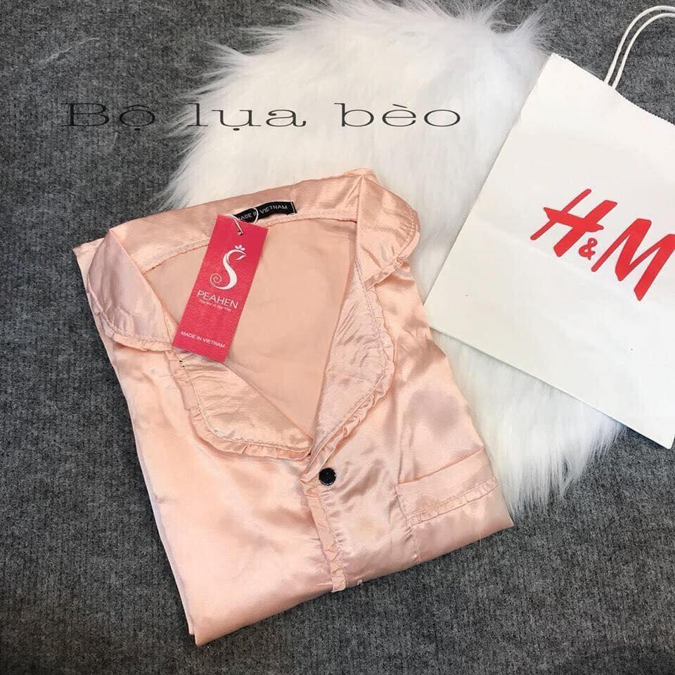 Pijama set đồ bộ nữ lụa bèo ngắn dễ thương