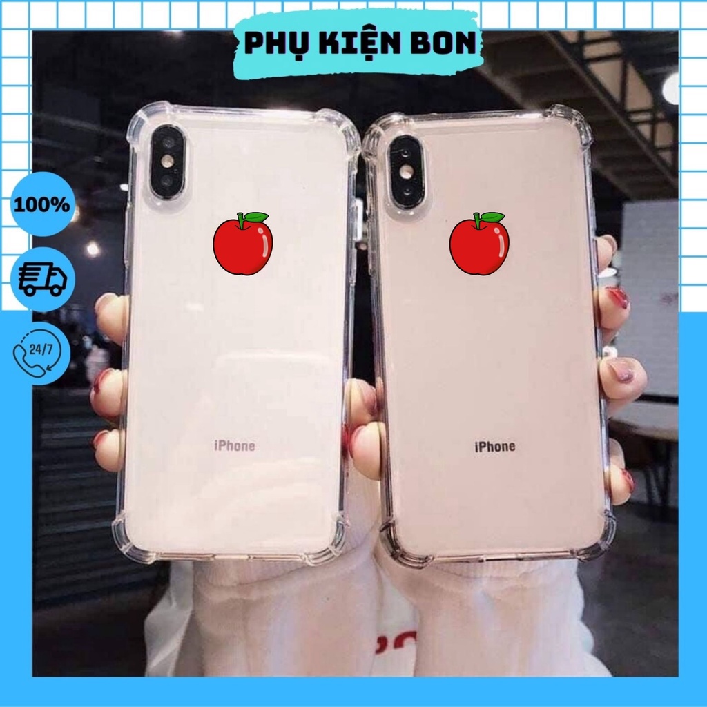 Ốp lưng Silicon trong suốt chống sốc iphon.e 5/6/6Plus/7g/8g/7Plus/8Plus/X/XSMAX/11/11PRO/ 11PRO MAX