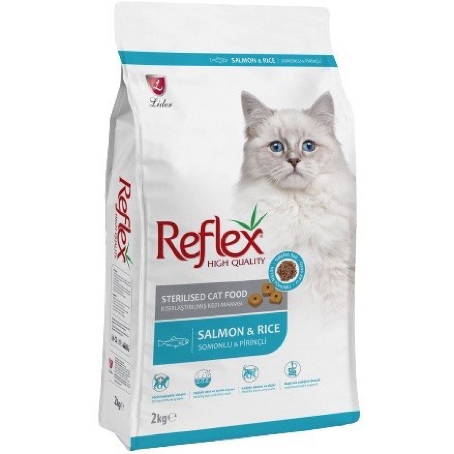 Hạt Reflex cho mèo, Hạt cho mèo Reflex xuất xứ Thổ Nhĩ Kỳ- túi 2kg - Punpun Petshop