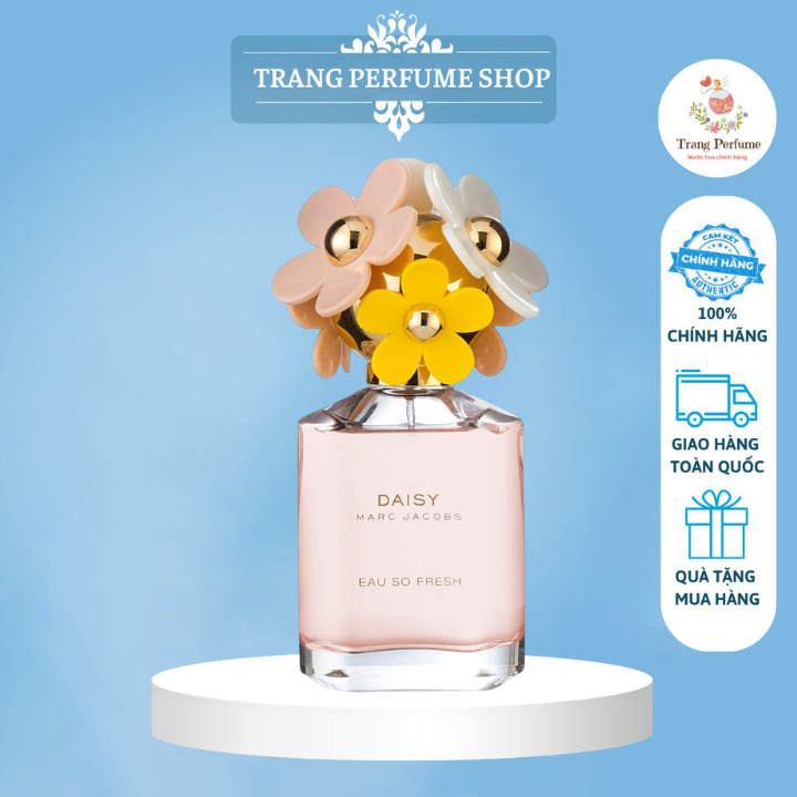 Nước hoa nữ marc jacob's daisy eau so fresh edt chính hãng thơm nữ tính sẵn chiết và full - trang perfume