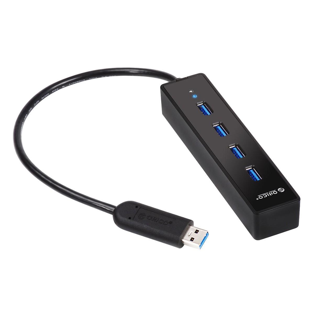 Hub usb orico w8ph4 chia 4 cống usb 3.0 - hàng chính hãng