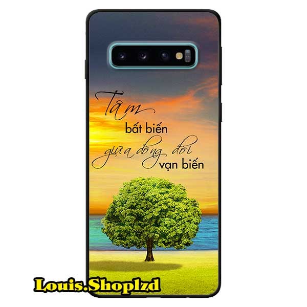 Ốp lưng dành cho samsung galaxy s10 - s10 plus - tâm bất biến
