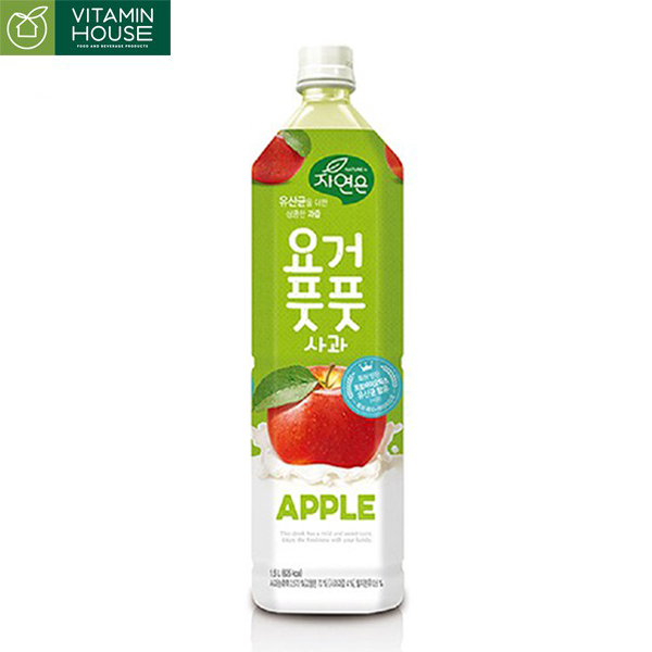 Nước lợi khuẩn Woongjin vị táo 1500ml