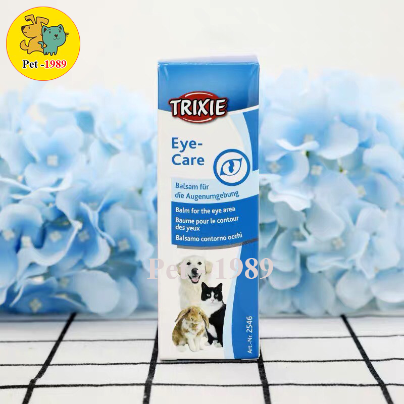 🐶Dung dịch vệ sinh mắt Trixie Eye Care 50ml cho thú chó mèo🐶 Pet-1989
