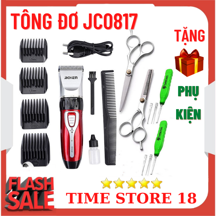Tông đơ cắt tóc gia đình Jichen 0817 - Tông đơ cắt tóc trẻ em vô cùng chuyên nghiệp