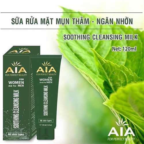 Mỹ Phẩm AIA - Sữa rửa mặt sáng da, ngừa mụn cao cấp dành cho Nam và Nữ AIA Cosmetics