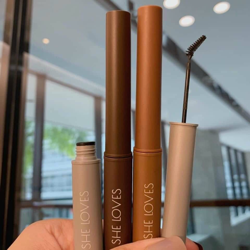 [HCM] Mascara Vẽ Lông Mày Shelove Bền Màu Lâu Trôi Siêu Tiện Lợi