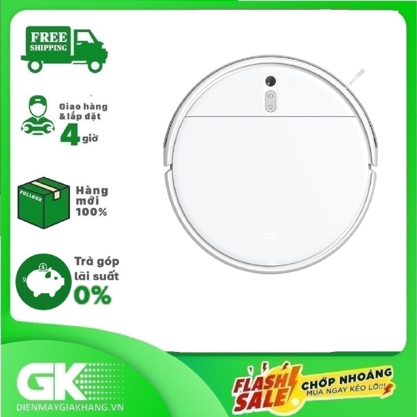 Máy hút bụi robot xiaomi vacuum mop 2 lite - giao toàn quốc - freeship hcm