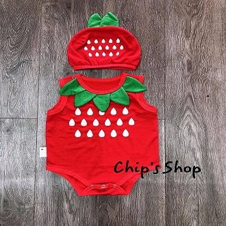 Body suit trái cây cho bé